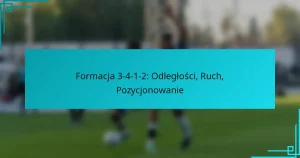 Formacja 3-4-1-2: Odległości, Ruch, Pozycjonowanie